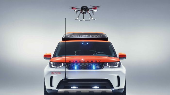 Το Project Hero διαθέτει το δικό του drone, το οποίο προσγειώνεται στην οροφή του οχήματος, ακόμα και όταν αυτό κινείται.